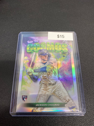 2024 Topps Chrome Cosmic Into The Cosmos Jackson Chourio Rookie