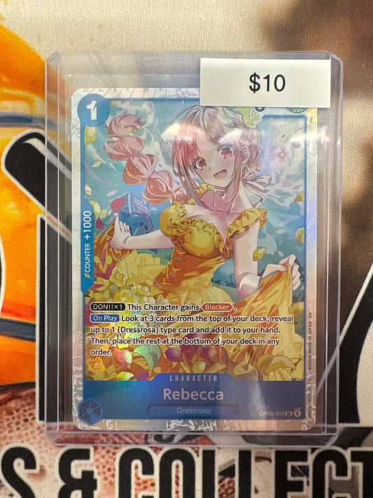 One Piece Rebecca (OP15-053) Adventure On Kami’s Island Super Rare