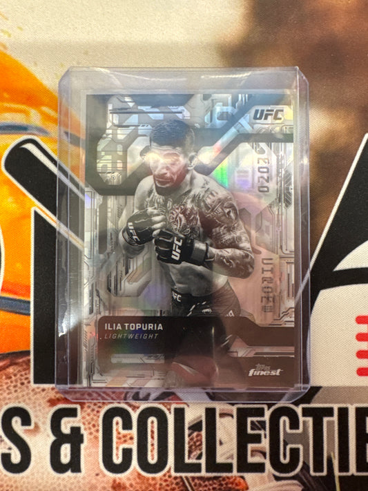 2025 Topps Finest UFC Ilia Topuria Monochrome Case Hit SSP