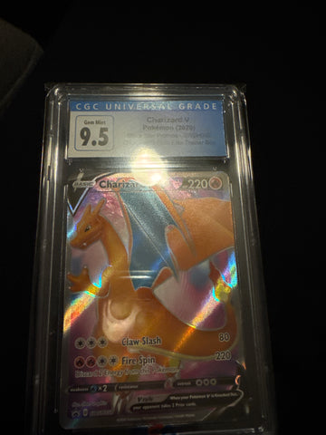 Pokemon Charizard V SWSH050 CGC 9.5