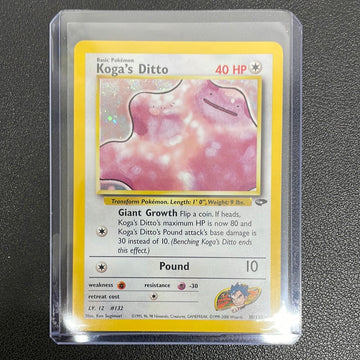 Pokémon Koga’s Ditto (Gym Challenge) holo 10/132