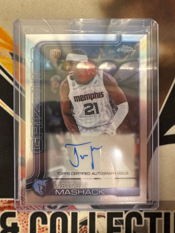 2026 Topps Chrome NBA Update Jahmai Mashack Base Rookie Autograph