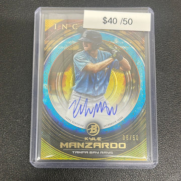 2022 MLB Bowman Inception Kyle Manzardo Auto /50