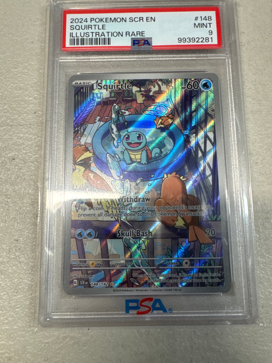 Pokemon Squirtle 148/142 PSA 9