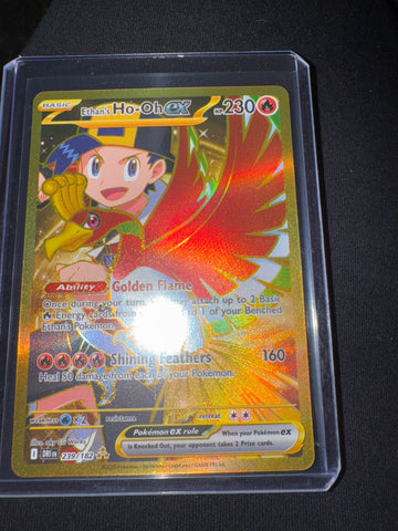 Pokemon Ethan’s Ho-Oh ex 239/182 Destined Rivals