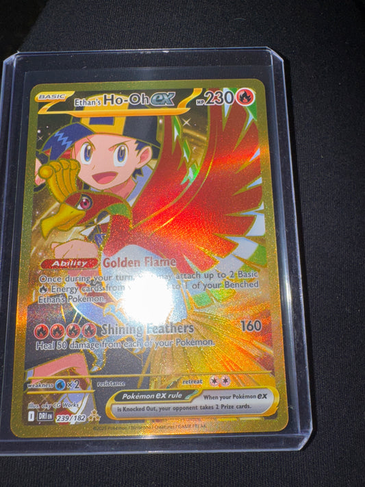 Pokemon Ethan’s Ho-Oh ex 239/182 Destined Rivals
