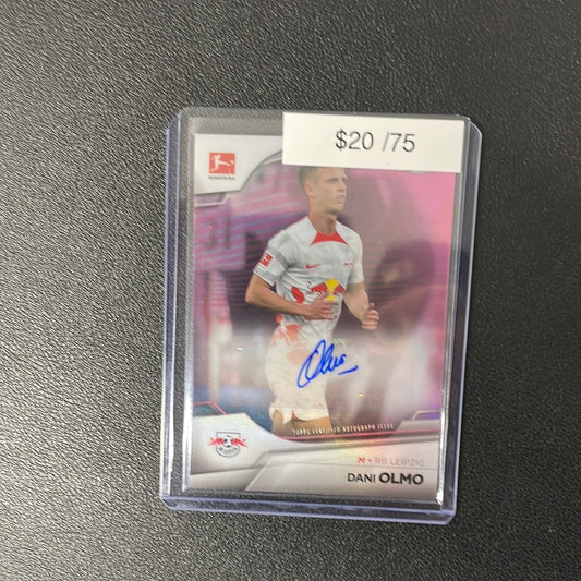 2023 Dani Olmo Topps Bundesliga Auto /75