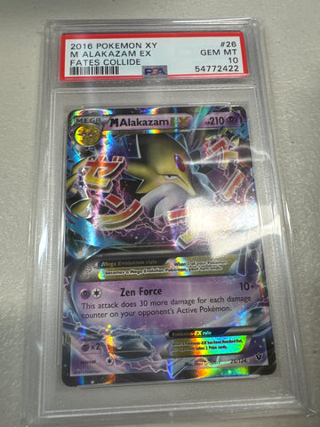 Pokemon Alakazam EX 26/124 PSA 10