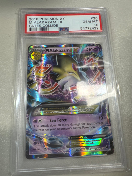 Pokemon Alakazam EX 26/124 PSA 10