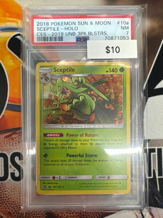 Pokémon Sceptile Holo Alternate Art Promo Celestial Storm 10a/168 PSA 7