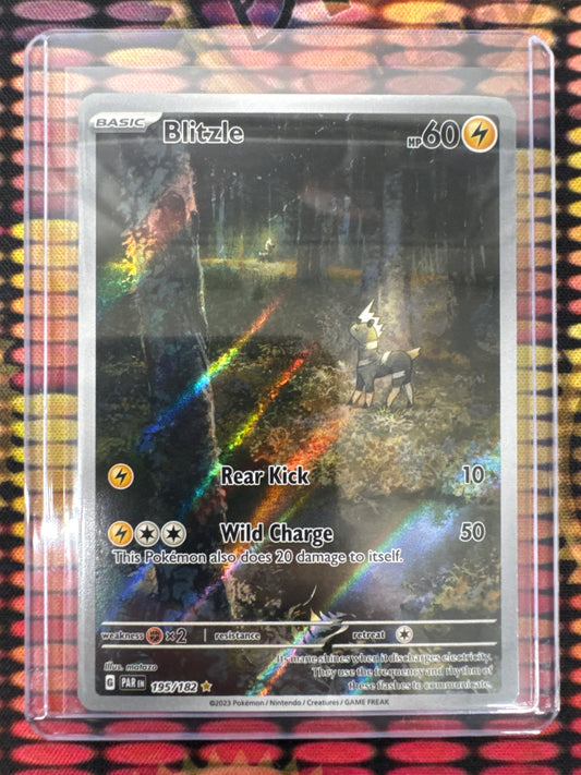 Pokémon Blitzle Illustration Rare Paradox Rift 195/182