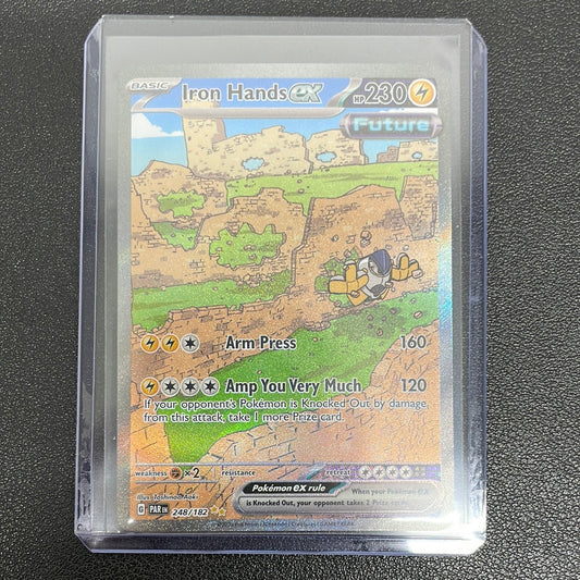 Pokémon Iron Hands ex Special Illustration Rare Paradox Rift 248/182