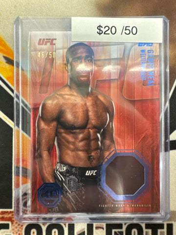 2026 Topps Knockout UFC Geoff Neal Knockout Relic Blue Refractor /50