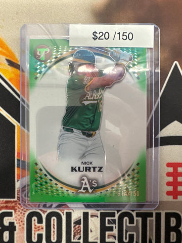 2026 Topps Pristine MLB Nick Kurtz Green Refractor /150
