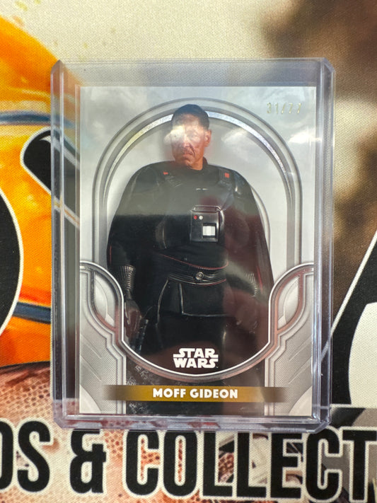 2026 Topps Star Wars Smugglers Outpost Moff Gideon Refractor /77