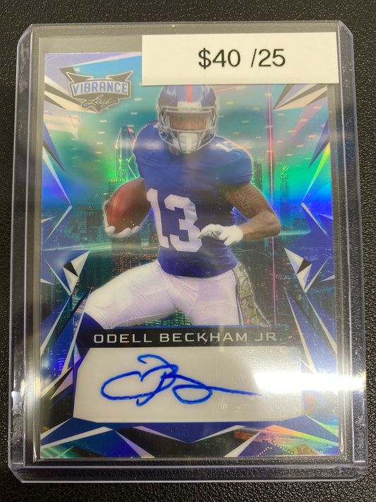 2023 Leaf Vibrance Odell Beckham Jr. Auto /25