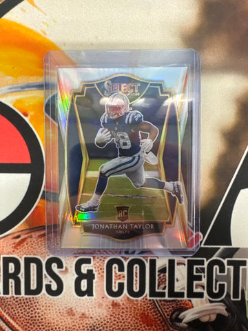 2020 Panini Select NFL Jonathan Taylor Rookie Silver Prizm