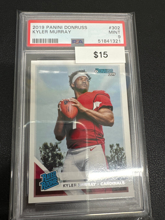 2019 Donruss Kyler Murray PSA 9