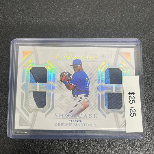 2023 MLB Flawless Orelvis Martinez Showcase Patch /25