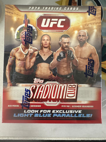 2026 Topps Stadium Club UFC Mega Box