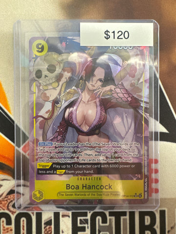 One Piece Boa Hancock OP14-112 Alternate Art The Azure Sea’s Seven NM