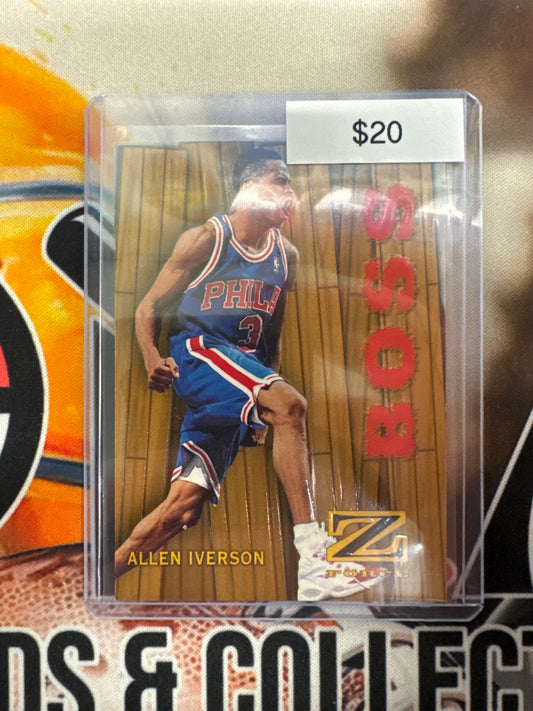 1997 Skybox Basketball Allen Iverson Boss Z Force