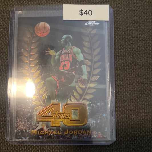 1998 Topps Chrome Michael Jordan 40