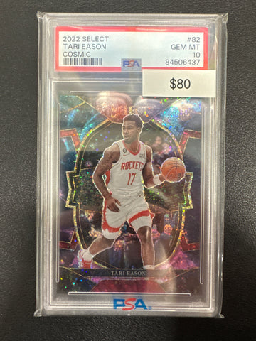 2022 Panini Select NBA Tari Eason Rookie Cosmic SSP PSA 10