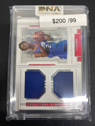 2018-19 National Treasures Shai Gilgeous-Alexander Rookie Patch /99