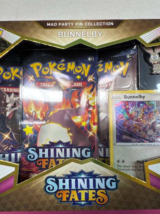 Pokémon Shining Fates Mad Party Pin Collection