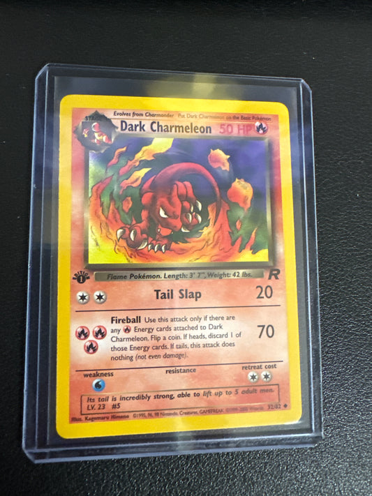 Pokemon Dark Charmeleon 32/82 1st Edition