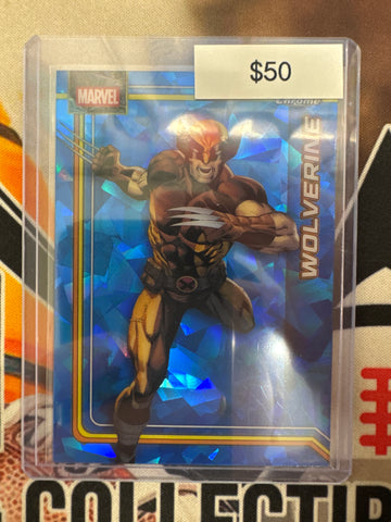 2026 Topps Chrome Marvel Sapphire Wolverine Sapphire Base