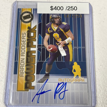 2006 NFL Aaron Rodgers Press Pass Auto /250