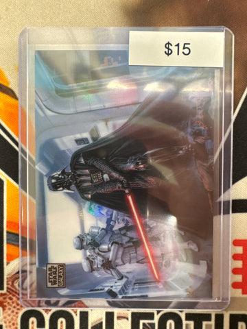 Topps Chrome Star Wars Galaxy The Dark Lord Refractor