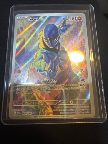 Pokemon Sawk 130/086 White Flare