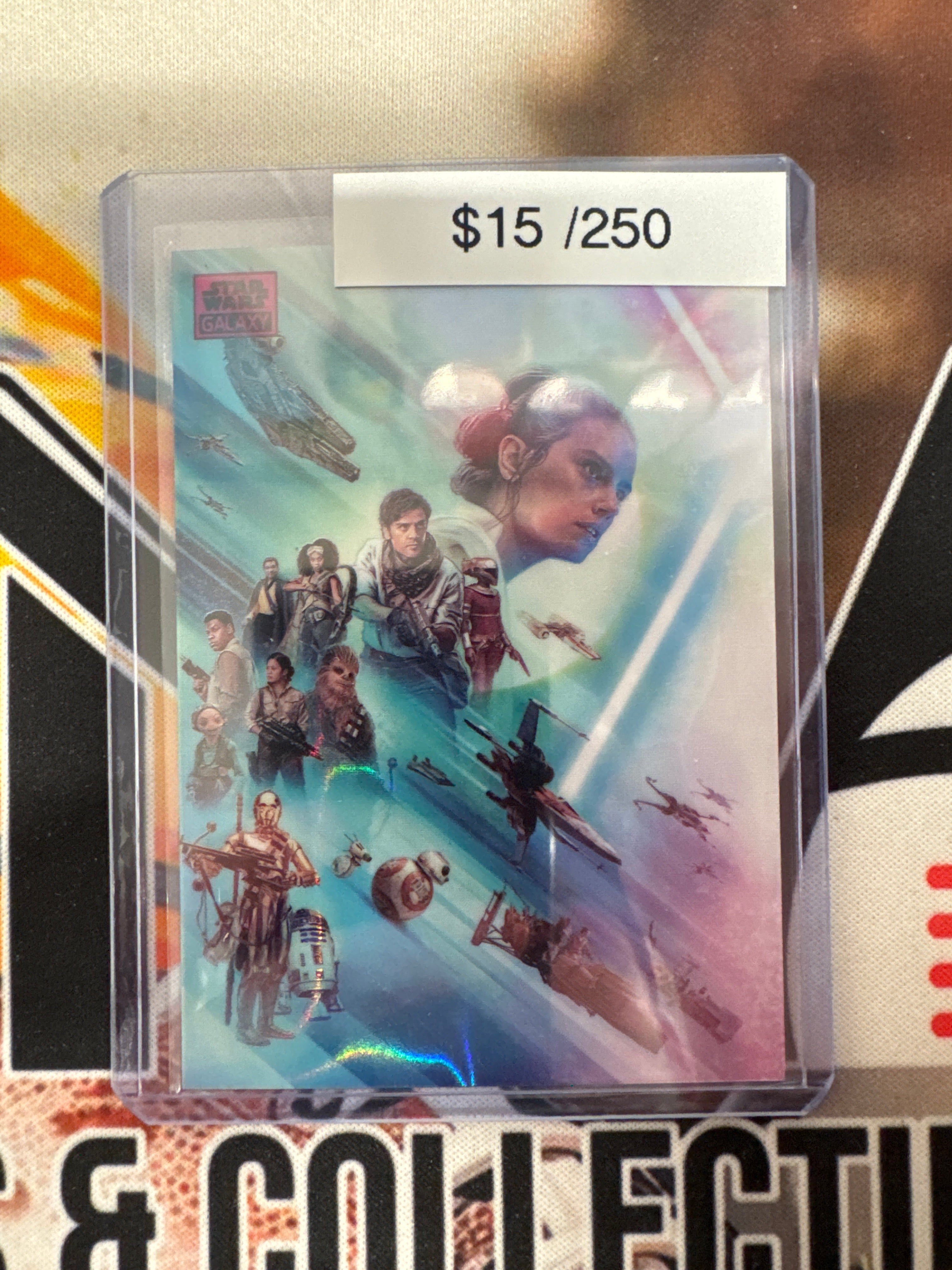 2025 Topps Star Wars Galaxy The Resistance Pink Raywave Refractor /250 ...