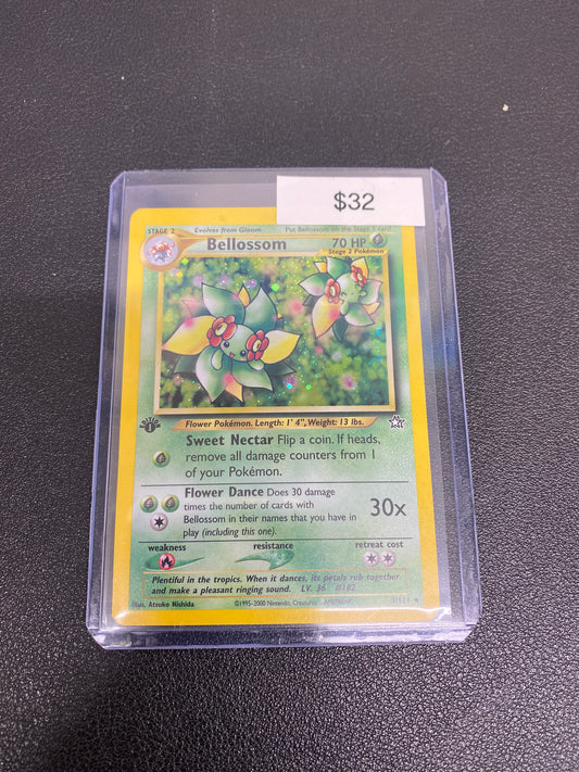 Pokémon Neo Genesis Bellossom 1st Edition Holo 3/111