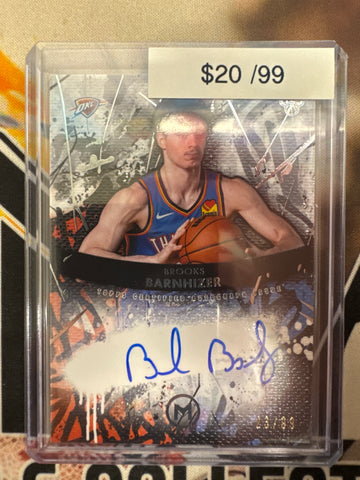 2026 Topps Motif Basketball Brooks Barnhizer Spray Paint Autograph Rookie Refractor /99
