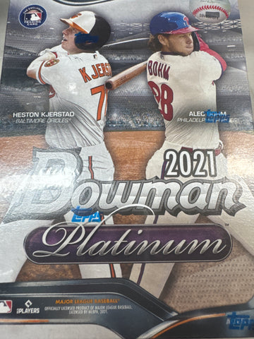 2021 Bowman Platinum MLB blaster