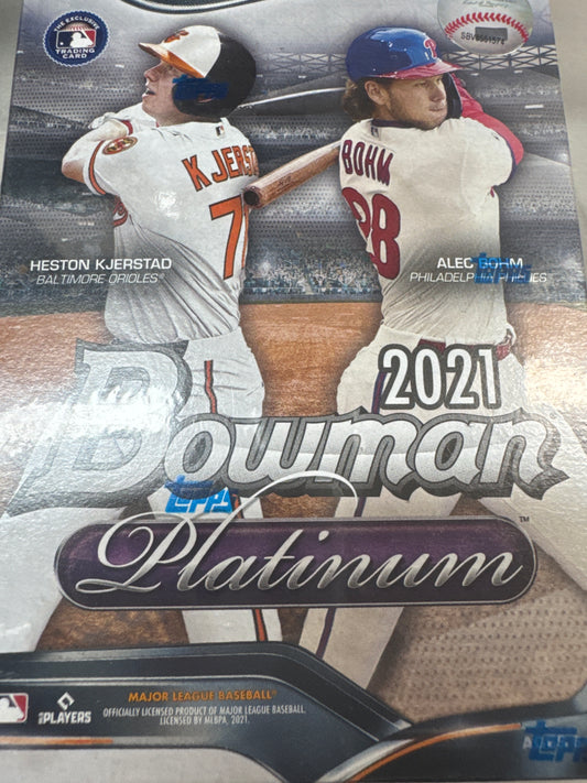 2021 Bowman Platinum MLB blaster