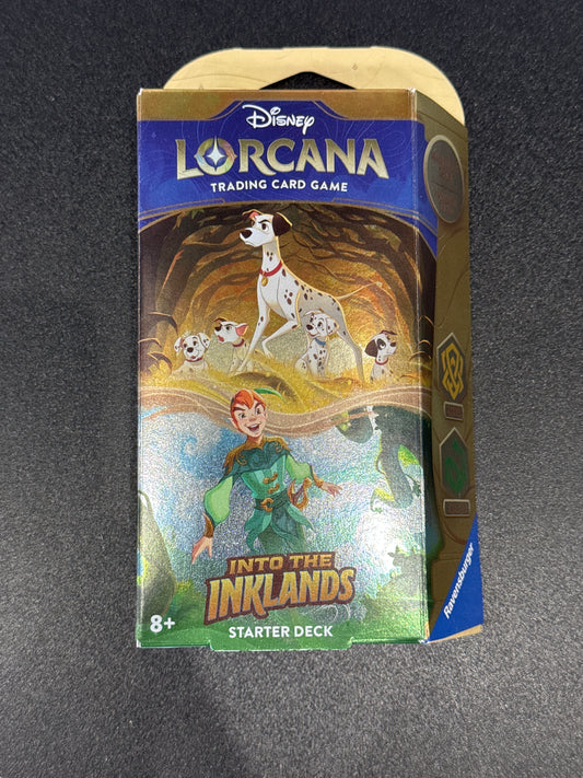 Disney Lorcana Into The Inklands Starter Deck Amber & Emerald