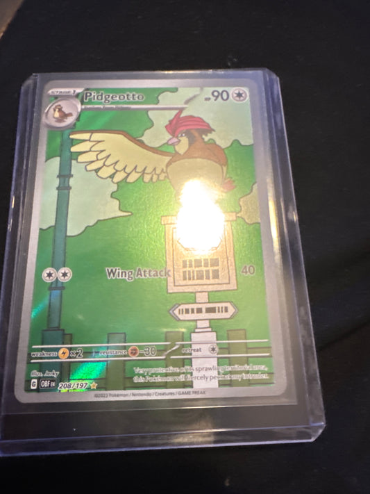 Pokemon Pidgeotto 208/197 Obsidian Flames
