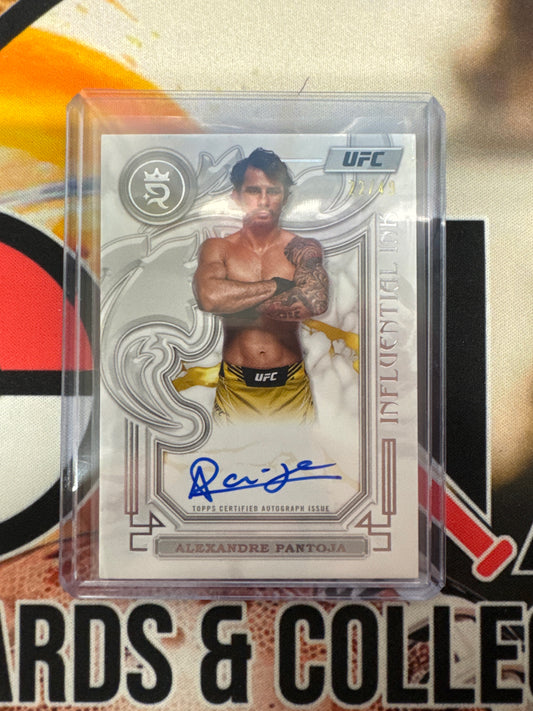 2024 Topps Royalty UFC Alexandre Pantoja Influential Ink /49