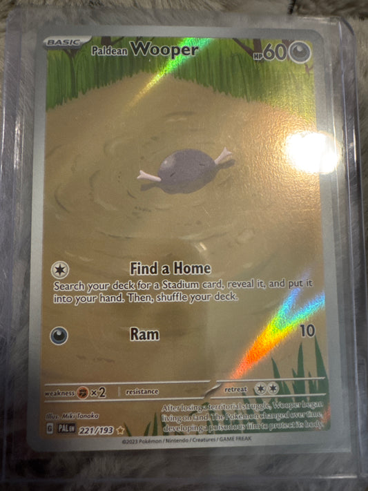 Pokemon Paldean Wooper 221/193 Paldea Evolved