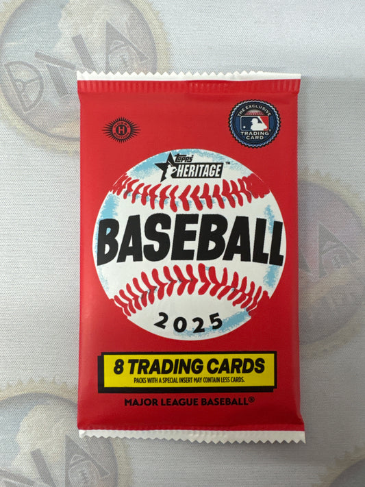 2025 Topps Heritage MLB Hobby Pack