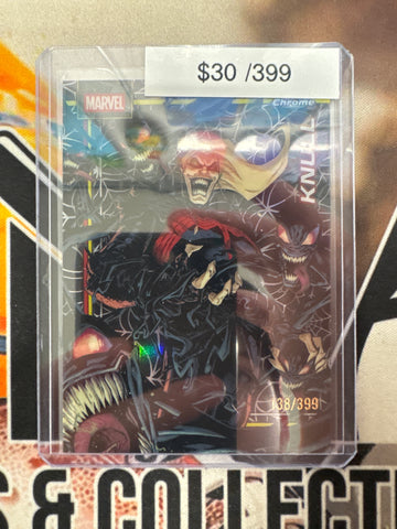2026 Topps Chrome Marvel Knull Spider-Web Refractor /399
