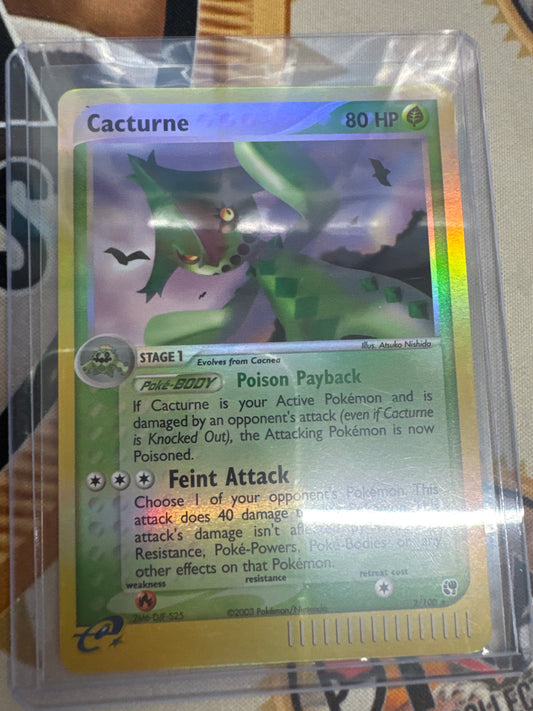 Pokémon Cacturne Sandstorm Reverse Holo 2/100