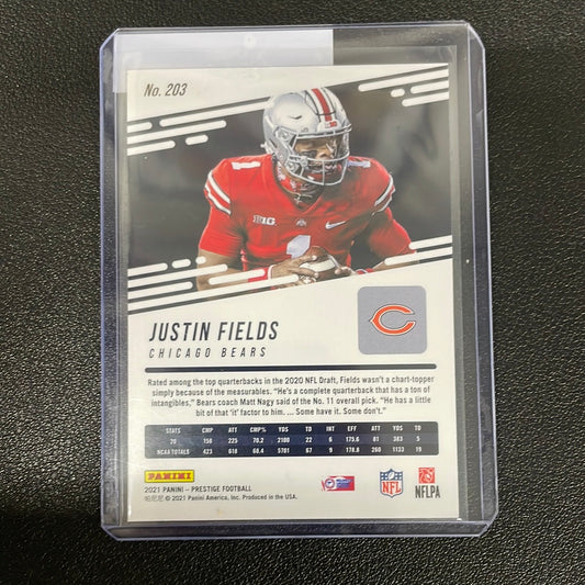 2021 NFL Justin Fields Prestige XTRA Points