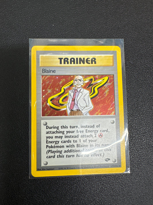 Pokémon Blaine Gym Challenge Holo 17/132
