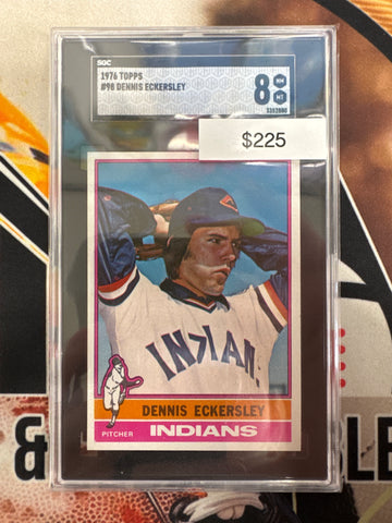 1976 Topps MLB Dennis Eckersley SGC 8